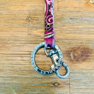 Vera Bradley Pink Keychain lanyard & clip